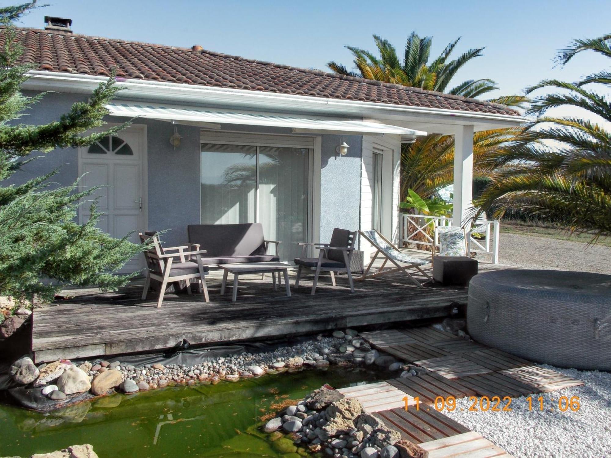 Angoumé Maison Authentique Avec Spa Pres De Dax Et Son Jardin 빌라 외부 사진